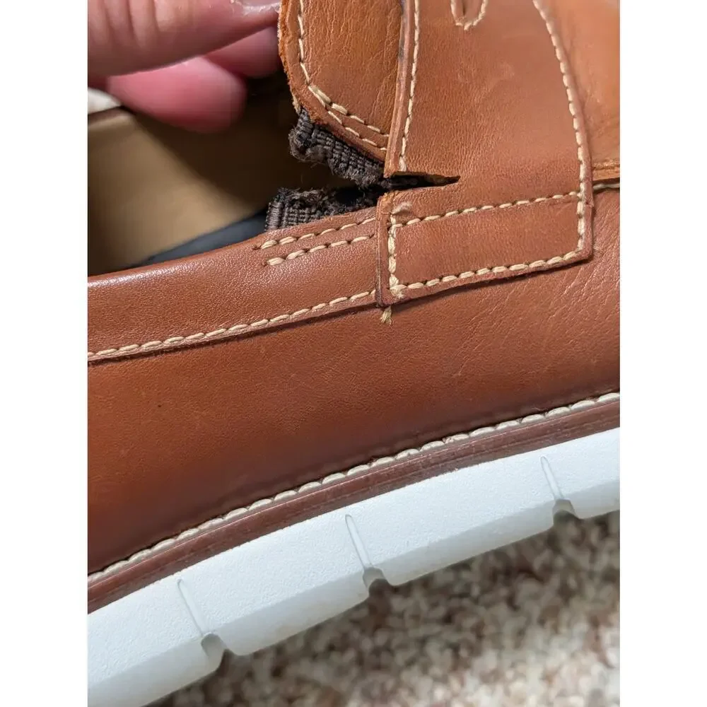 JOHNSON & MURPHY  Men's Casual Dress Shoes/Loafers size 8; Leather, Damage